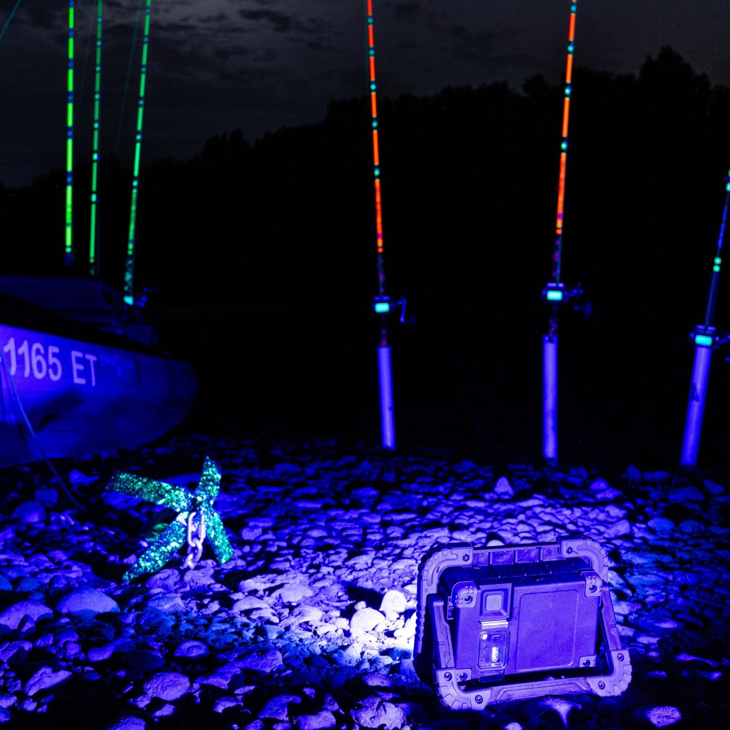 UPGRADED 30 WATTS Neonic Rechargeable UV LED Blacklight